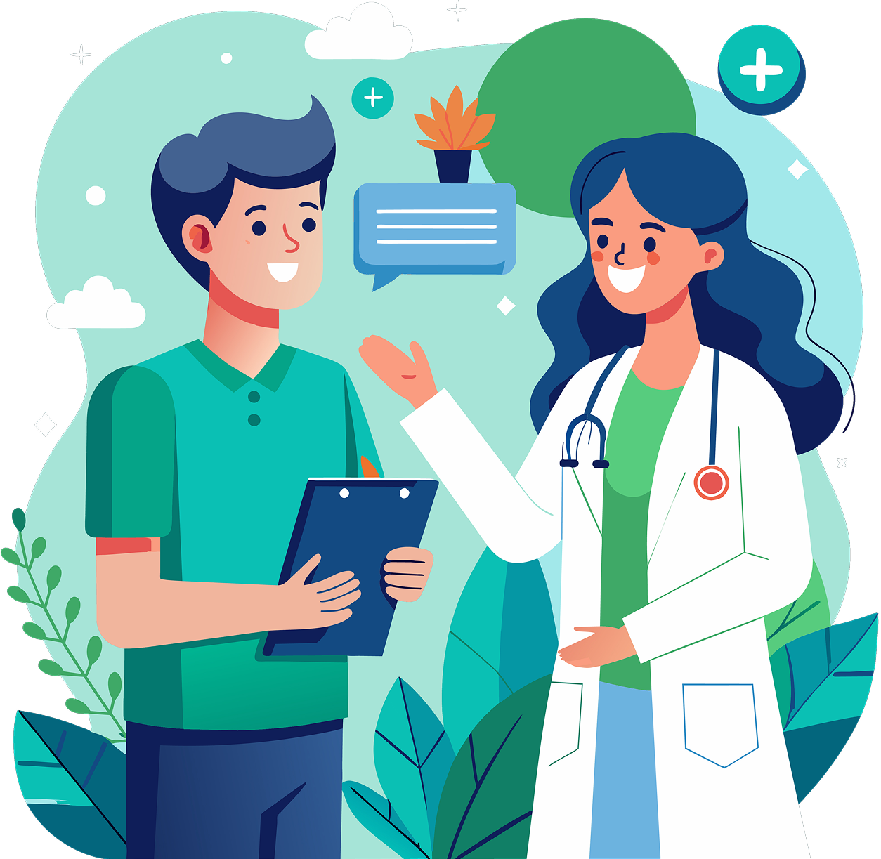 Patients First Arkansas providers illustration